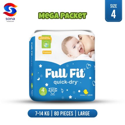 Fullfit Baby Diapers Mega Pack Size 4