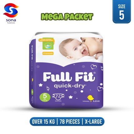 Fullfit Baby Diapers Mega Pack Size 5