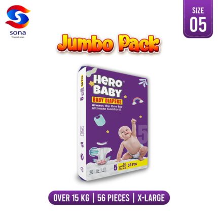 Hero Baby Diapers Jumbo Pack Size 5